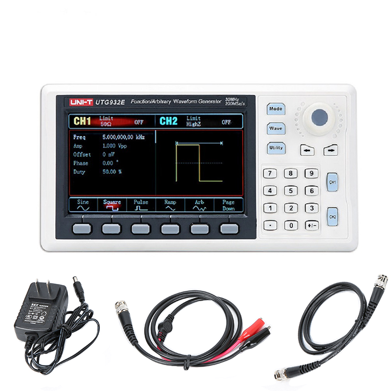 Dual Channel Arbitrary Waveform Function Generator 60Mhz - UTG962E وظيفة مولد الموجي التعسفي مصدر