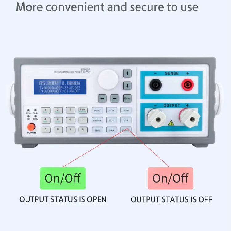 Programmable Linear Dc Power Supply 30V 10A - مصدر طاقة تيار مستمر خطي قابل