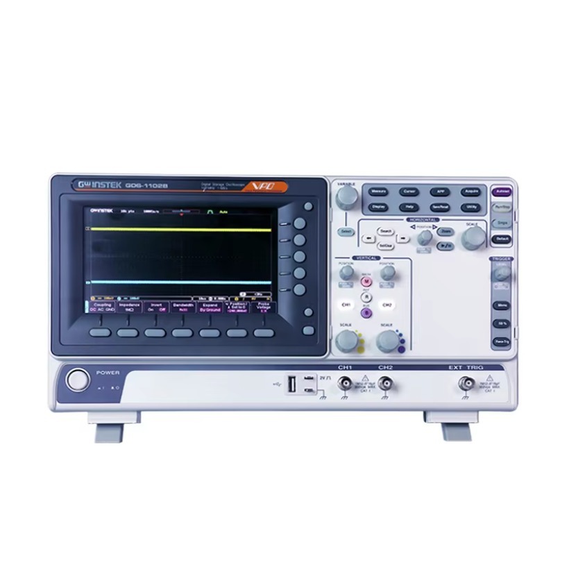 Digital Storage Oscilloscope 4 Channel 100Mhz - جهاز راسم الذبذبات الرقمي GWInstek GDS-1102B،