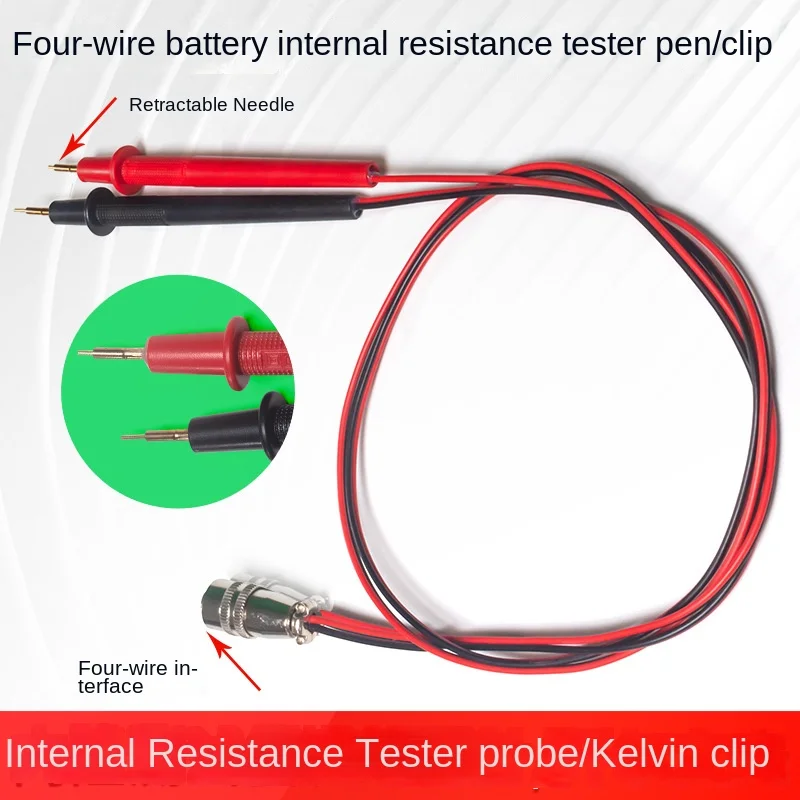 Battery Internal Resistance Tester Four Wire - جهاز اختبار المقاومة الداخلية بأربعة أسلاك