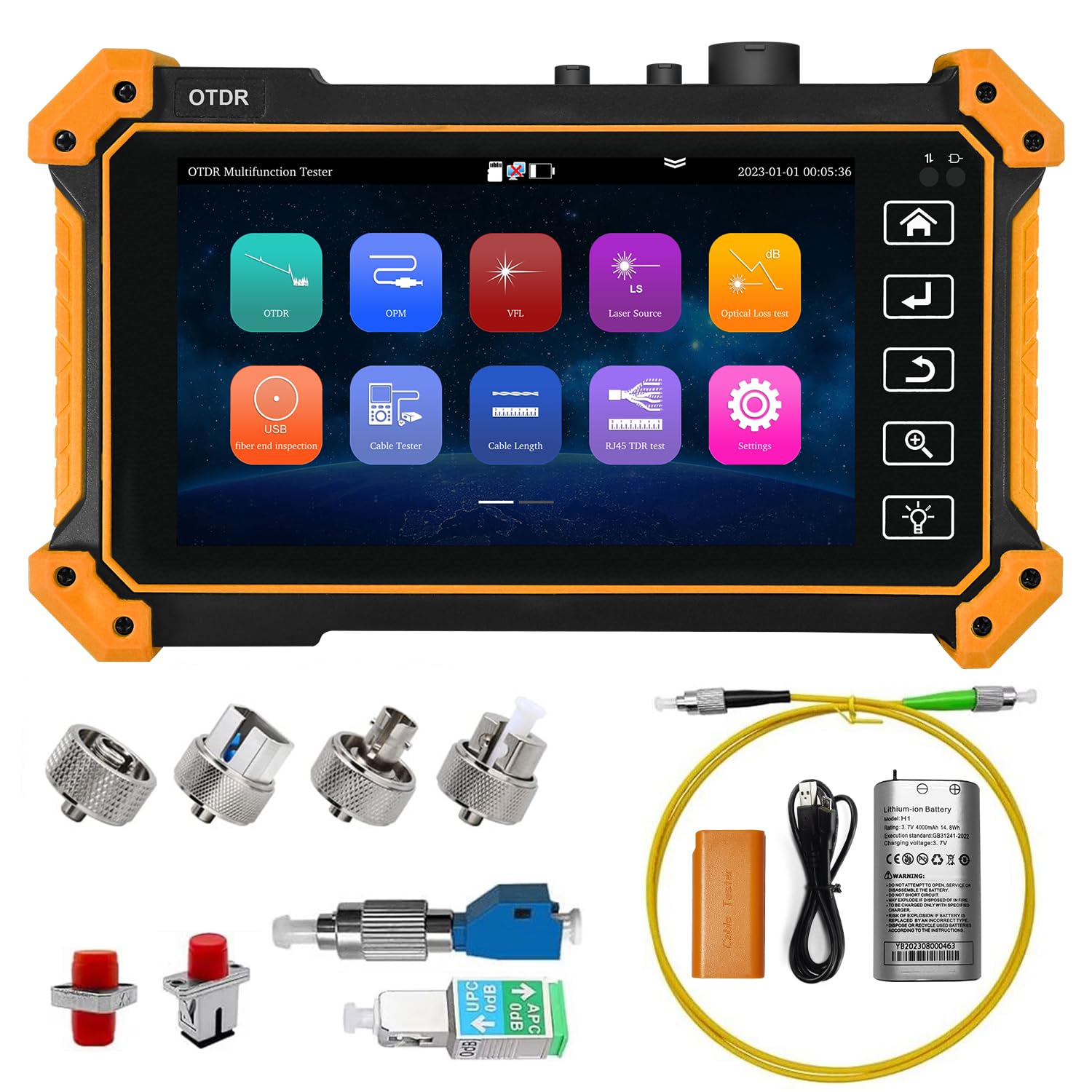 Optical Time Domain Reflectometer Otdr 1310 1550Nm - جهاز اختبار الألياف البصرية OTDR مقاس