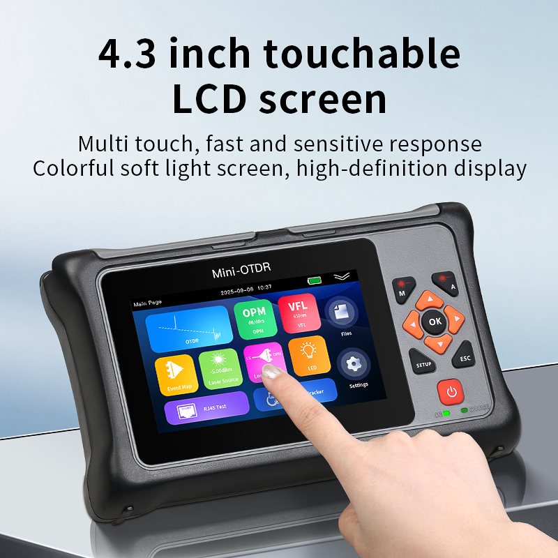 جهاز قياس انعكاس النطاق الزمني - مراجعة Optical Time Domain Reflectometer Otdr 1310 1550Nm وسعره