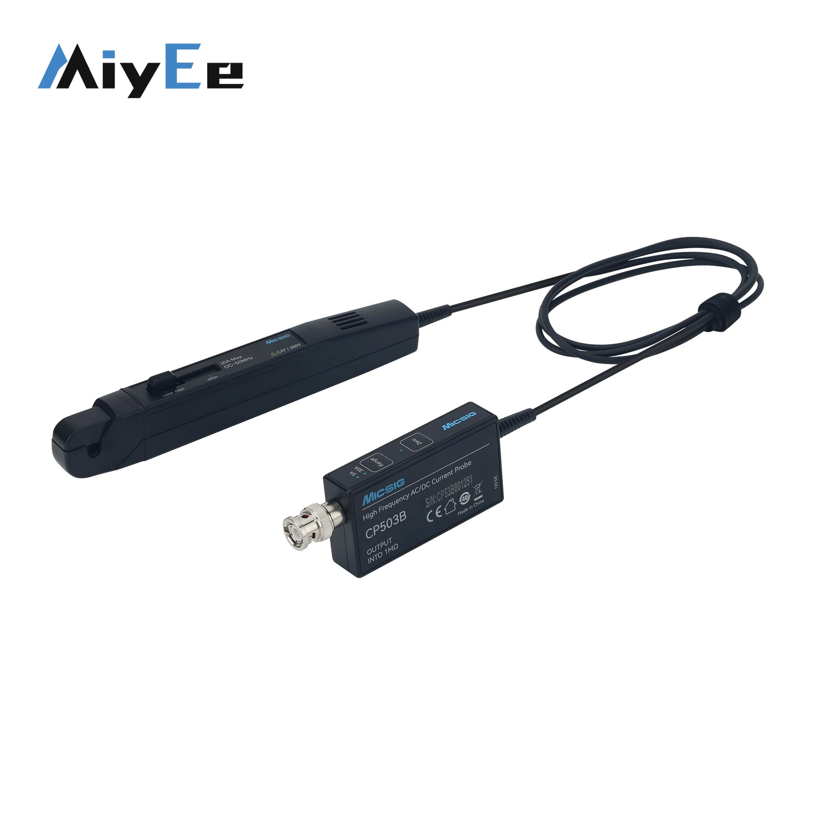Micsig CP503B 50MHz 5A/30A ثنا - مراجعة Current Probe Ac Dc 50Mhz Oscilloscope وسعره