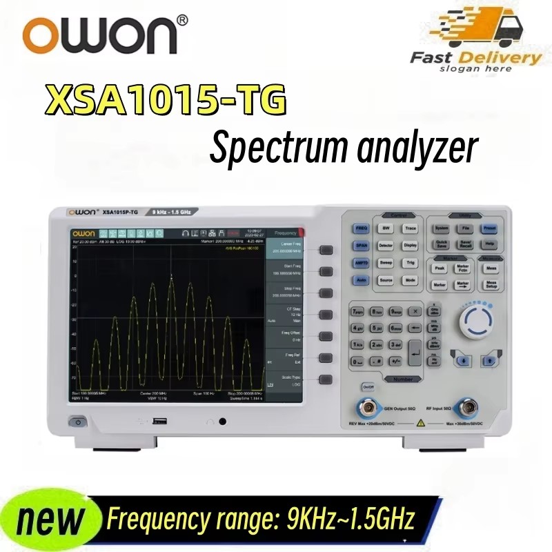 OWON XSA1015P - TG 9 كيلو هرتز - مراجعة Spectrum Analyzer Tracking Generator 1.5Ghz وسعره