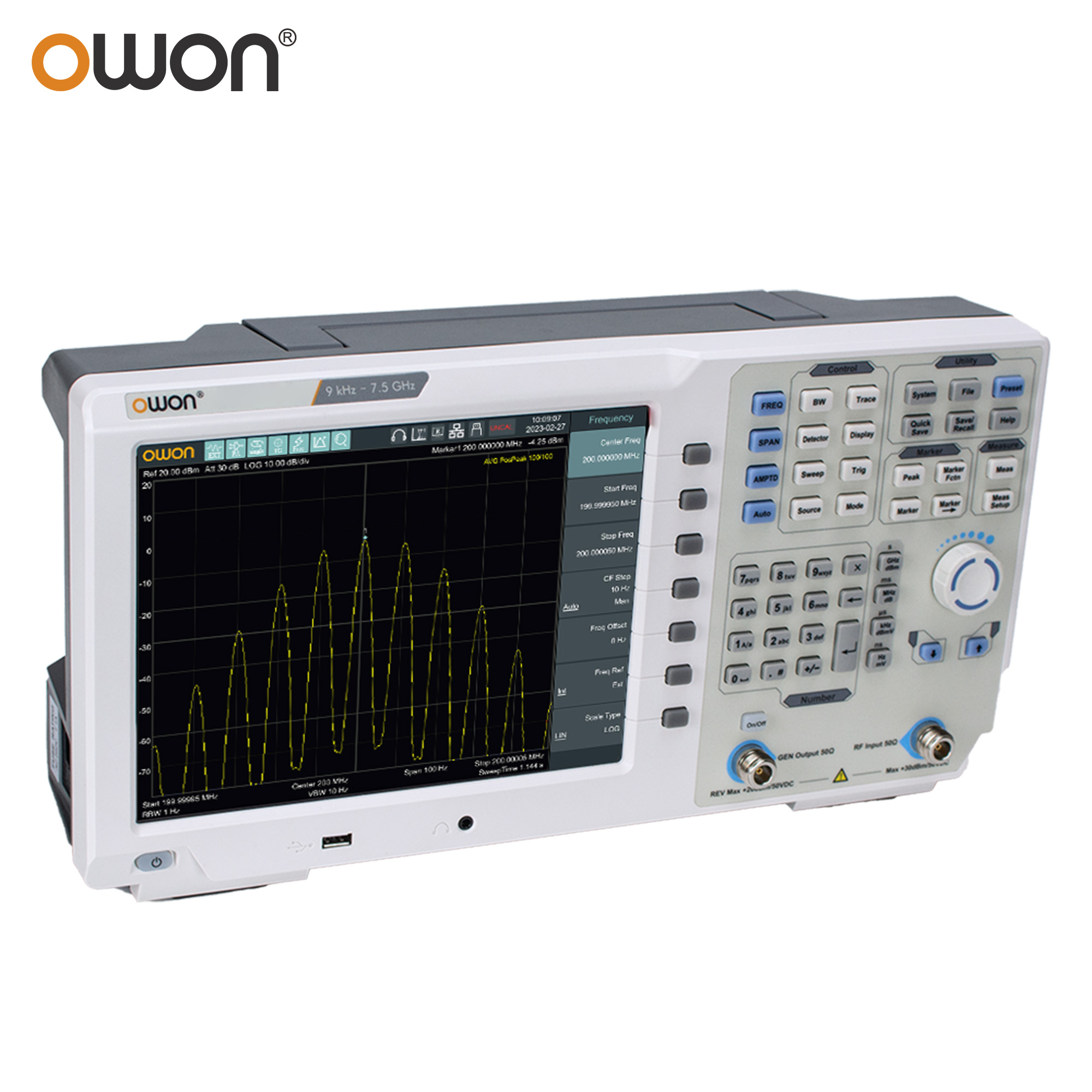 OWON XSA1015P - TG 9 كيلو هرتز - مراجعة Spectrum Analyzer Tracking Generator 1.5Ghz وسعره