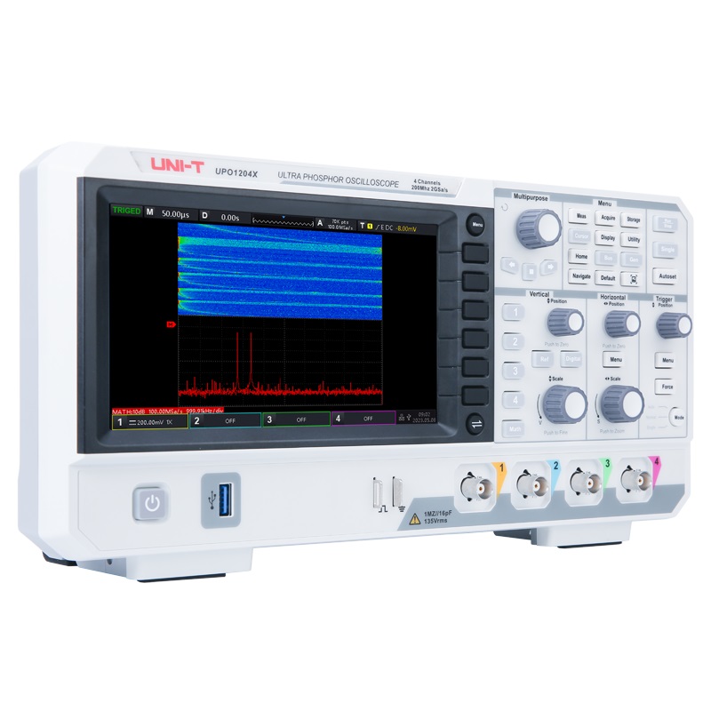 UNI-T UPO1104X 100MHz ملتقط ال - مراجعة Digital Storage Oscilloscope 4 Channel 100Mhz وسعره
