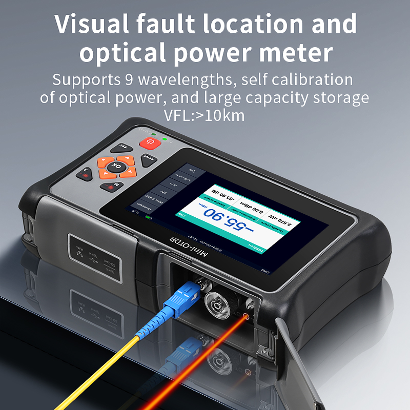 جهاز COMPTYCO KP800 OTDR لقياس - مراجعة Optical Time Domain Reflectometer Otdr 1310 1550Nm وسعره