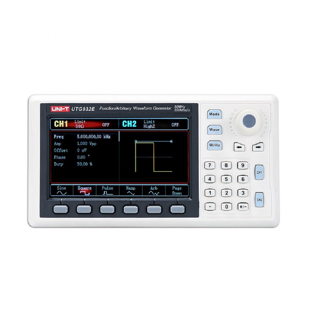 UTG962E وظيفة مولد الموجي التع - مراجعة Dual Channel Arbitrary Waveform Function Generator 60Mhz وسعره