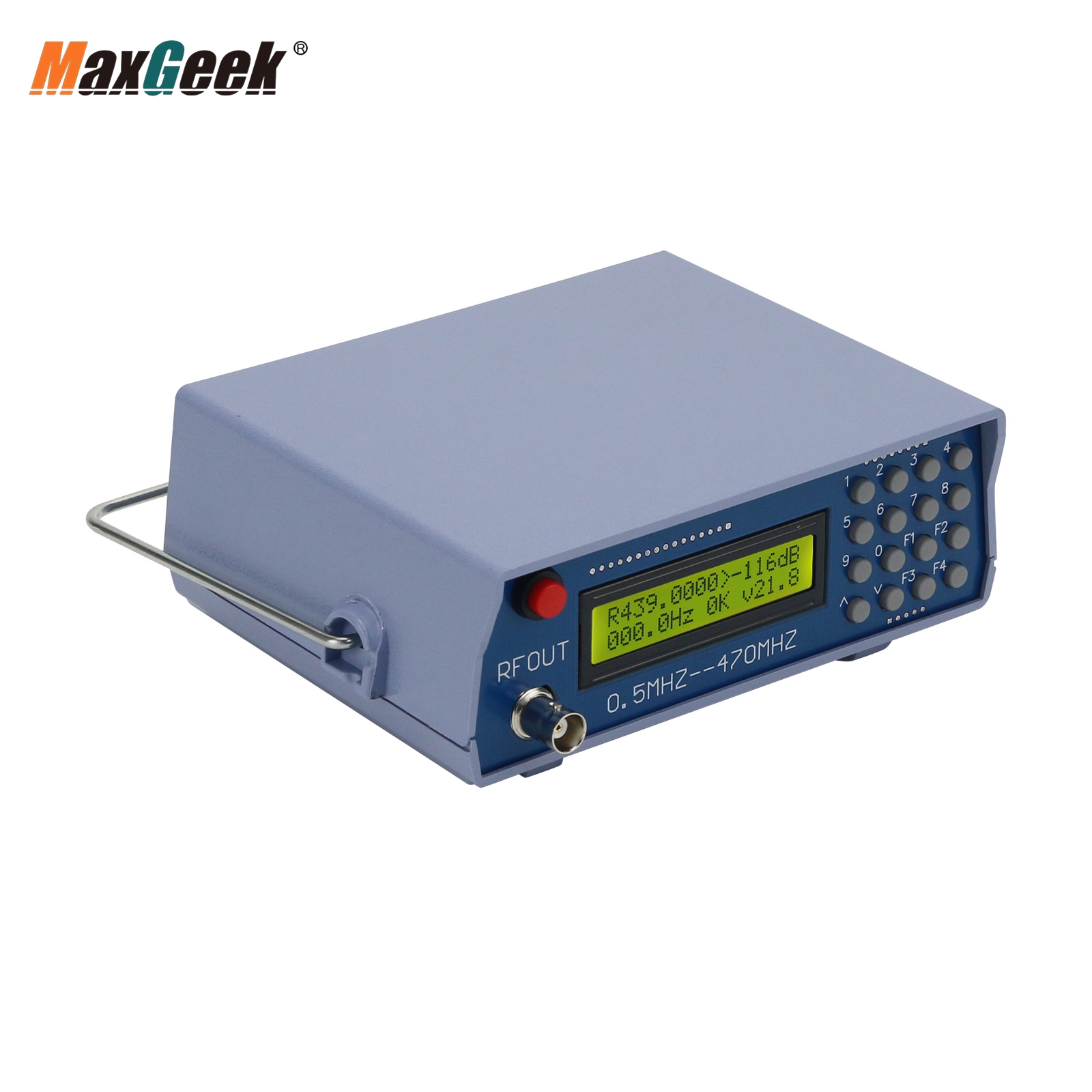 Maxgeek مولد إشارة 0.5 ميجا هر - مراجعة Rf Signal Generator 0.5Mhz To 470Mhz وسعره