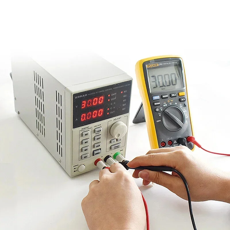 مزود طاقة تيار مستمر خطي منظم  - مراجعة Programmable Linear Dc Power Supply 30V 10A وسعره