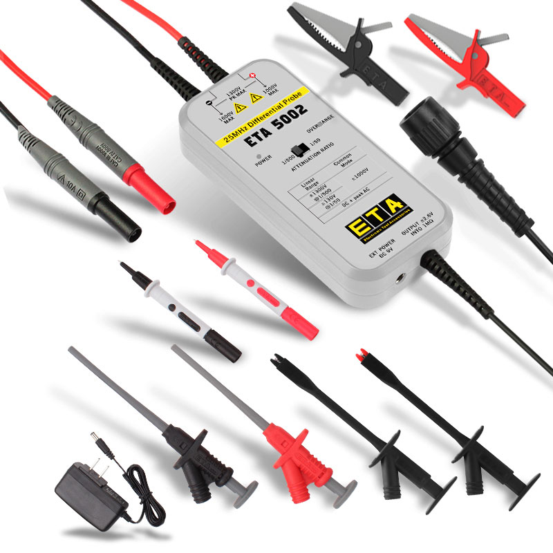 مسبار فرق الجهد العالي ميي إي  - مراجعة High Voltage Differential Probe 100Mhz 1300V وسعره