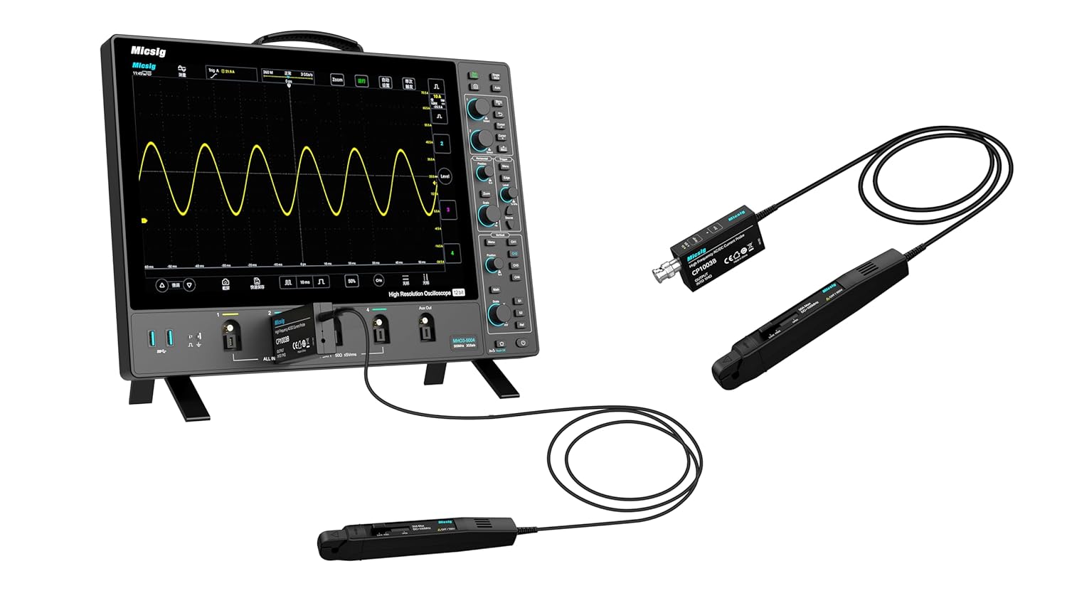 عالية التردد التيار المتناوب/ت - مراجعة Current Probe Ac Dc 50Mhz Oscilloscope وسعره