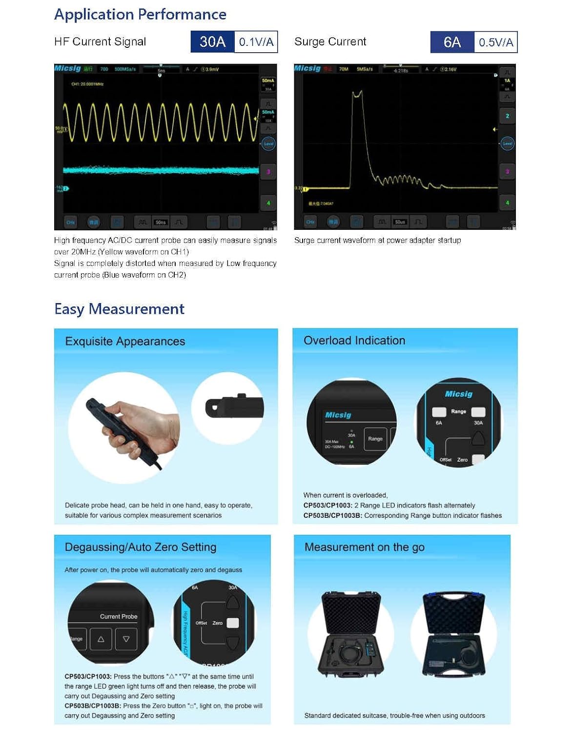 عالية التردد التيار المتناوب/ت - مراجعة Current Probe Ac Dc 50Mhz Oscilloscope وسعره