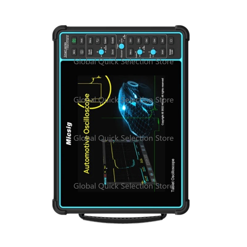 جهاز راسم ذبذبات محمول للسيارا - مراجعة Handheld Tablet Oscilloscope Touchscreen 100Mhz وسعره