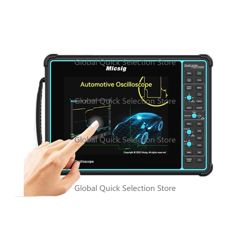 جهاز راسم ذبذبات محمول للسيارا - مراجعة Handheld Tablet Oscilloscope Touchscreen 100Mhz وسعره