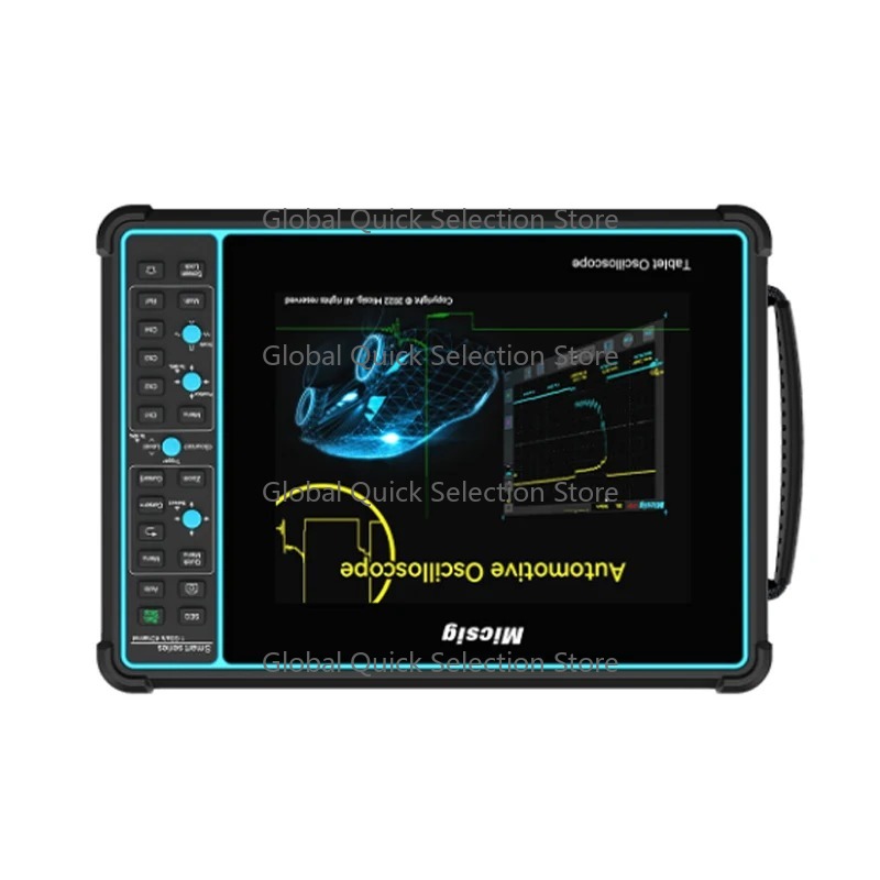 جهاز راسم ذبذبات محمول للسيارا - مراجعة Handheld Tablet Oscilloscope Touchscreen 100Mhz وسعره