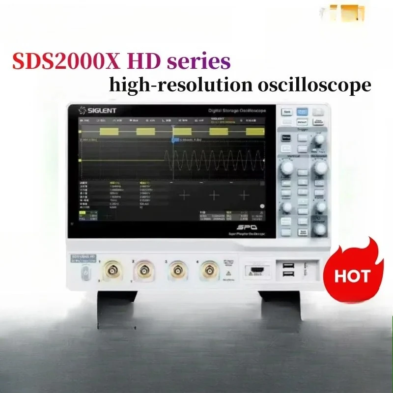SDS2104X/SDS2204X/2354X HD 4 ق - مراجعة Digital Storage Oscilloscope 4 Channel 100Mhz وسعره