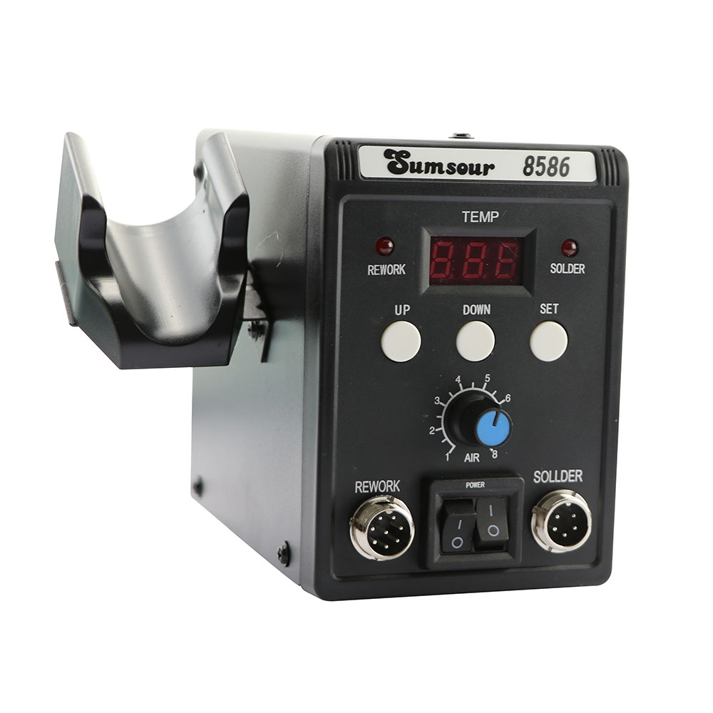 8586 700 واط 2 في 1 شاشة ديجيت - مراجعة Smd Rework Station Hot Air Soldering 2 In 1 وسعره