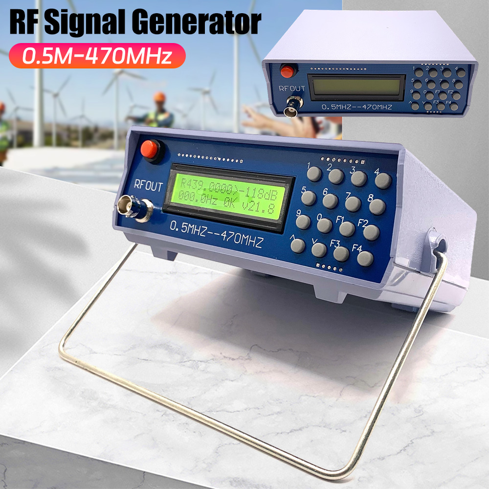 مولد إشارات الترددات الراديوية - مراجعة Rf Signal Generator 0.5Mhz To 470Mhz وسعره