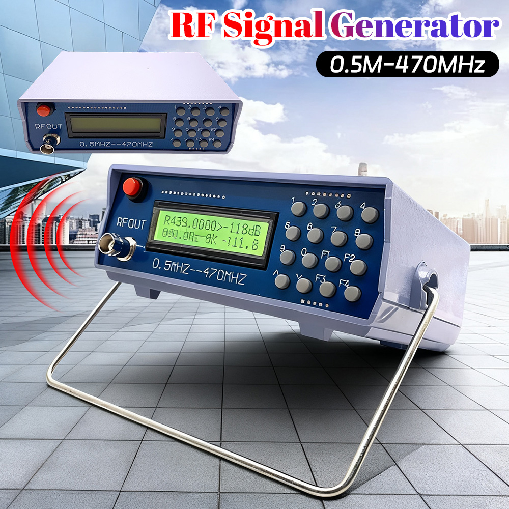 مولد إشارات الترددات الراديوية - مراجعة Rf Signal Generator 0.5Mhz To 470Mhz وسعره