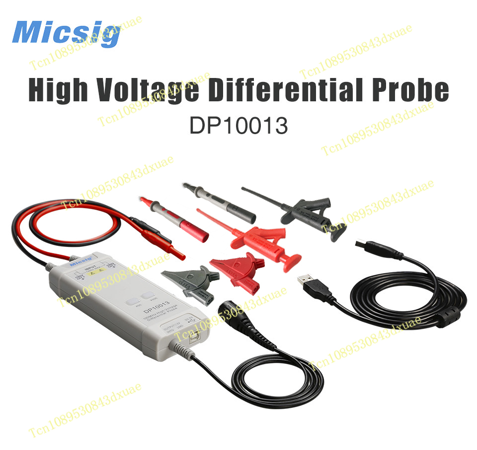مسبار تفاضلي عالي الجهد 1300 ف - مراجعة High Voltage Differential Probe 100Mhz 1300V وسعره