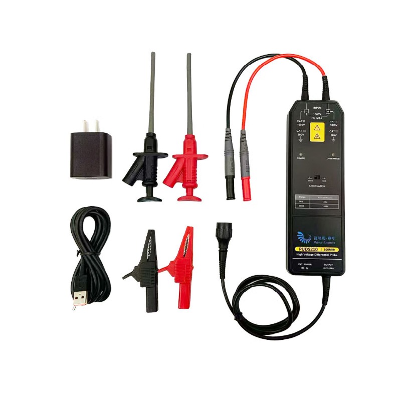 مسبار عزل تفاضلي عالي الجهد PU - مراجعة High Voltage Differential Probe 100Mhz 1300V وسعره