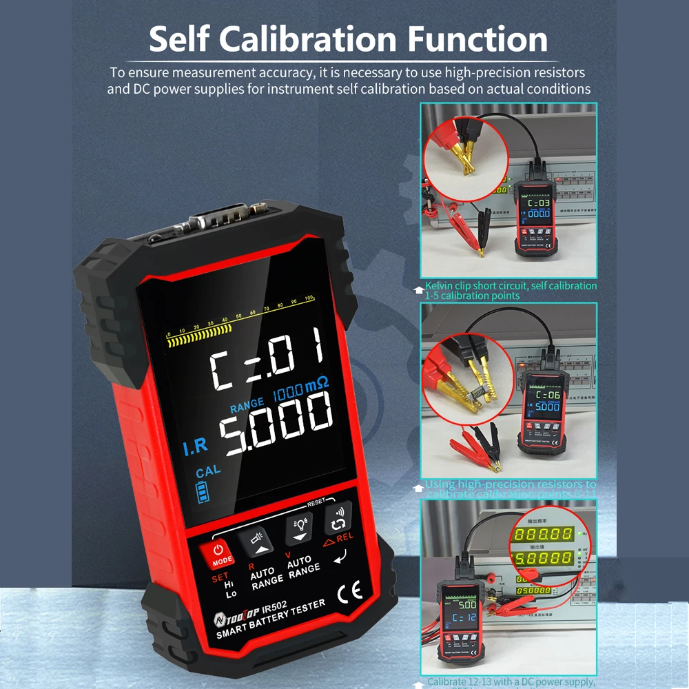 جهاز اختبار المقاومة الداخلية  - مراجعة Battery Internal Resistance Tester Four Wire وسعره