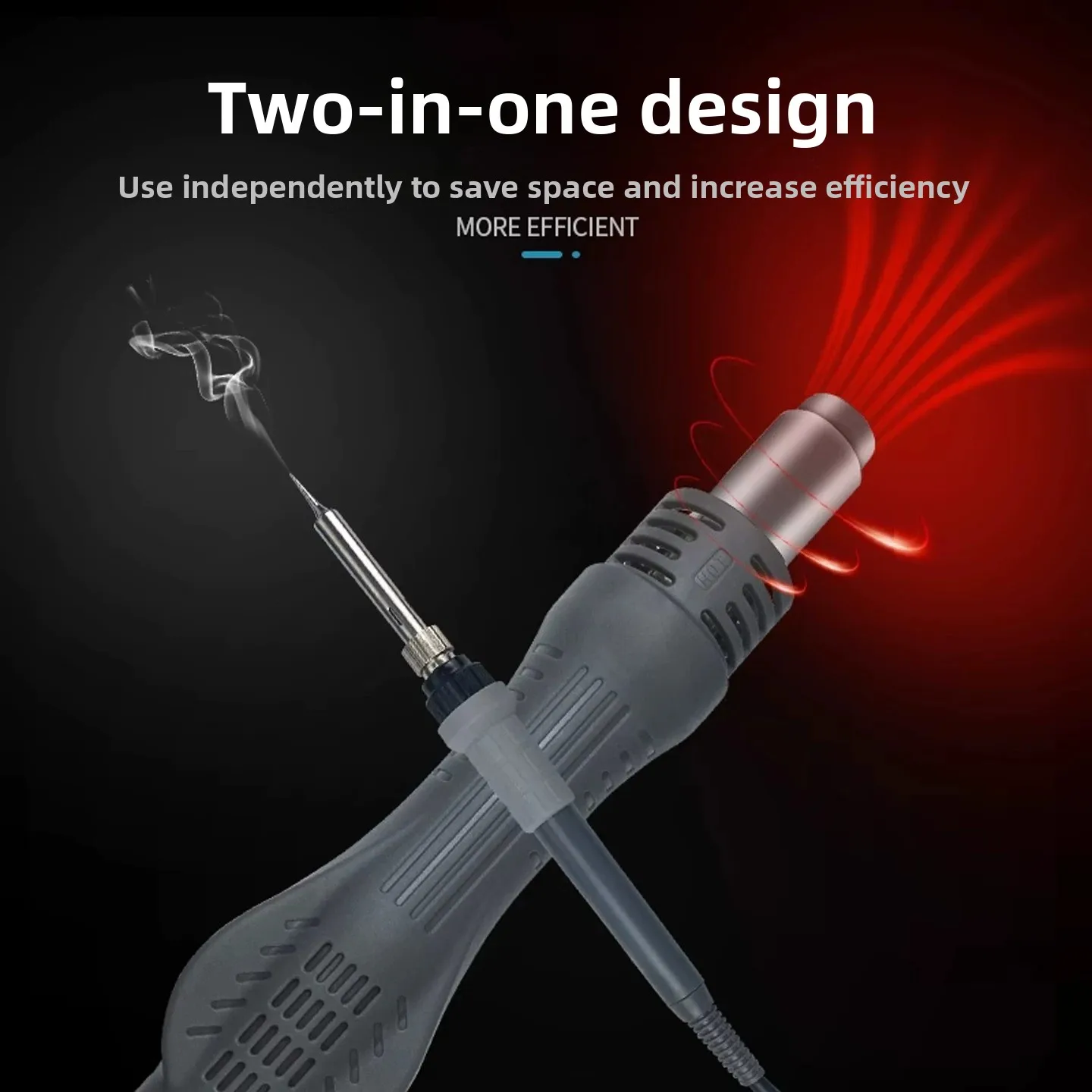 محطة إعادة العمل 8878D 2 في 1  - مراجعة Smd Rework Station Hot Air Soldering 2 In 1 وسعره