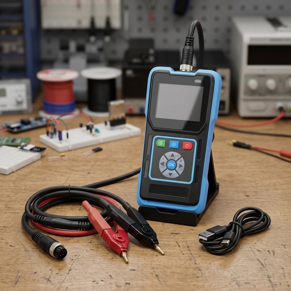 BT02 جهاز اختبار المقاومة الدا - مراجعة Battery Internal Resistance Tester Four Wire وسعره