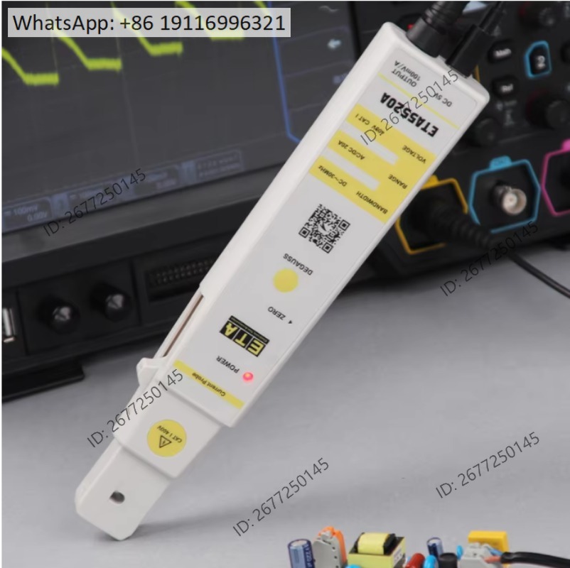 مسبار تيار عالي التردد ETA 554 - مراجعة Current Probe Ac Dc 50Mhz Oscilloscope وسعره