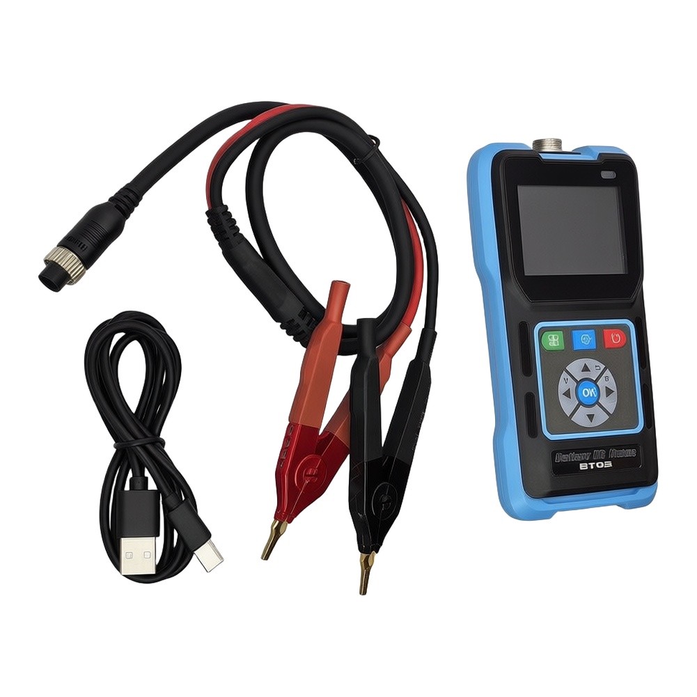 جهاز BT02 لقياس مقاومة البطاري - مراجعة Battery Internal Resistance Tester Four Wire وسعره