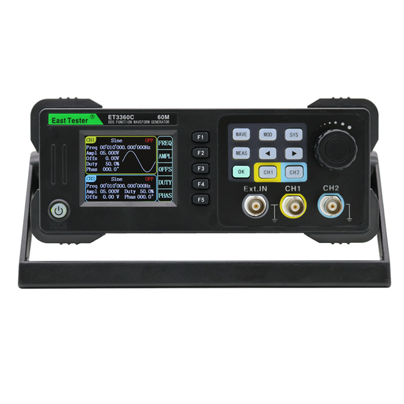 جهاز اختبار East Tester ET3320 - مراجعة Dual Channel Arbitrary Waveform Function Generator 60Mhz وسعره
