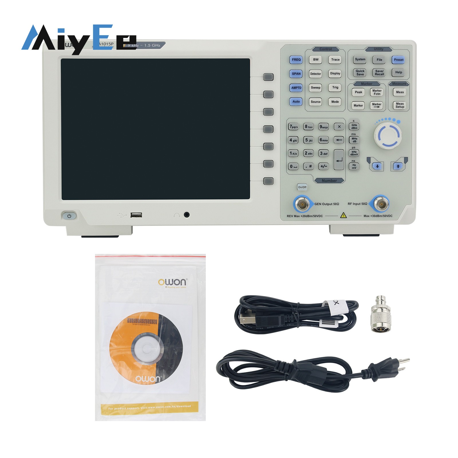 محلل طيفي OWON XSA1015P-TG XSA - مراجعة Spectrum Analyzer Tracking Generator 1.5Ghz وسعره