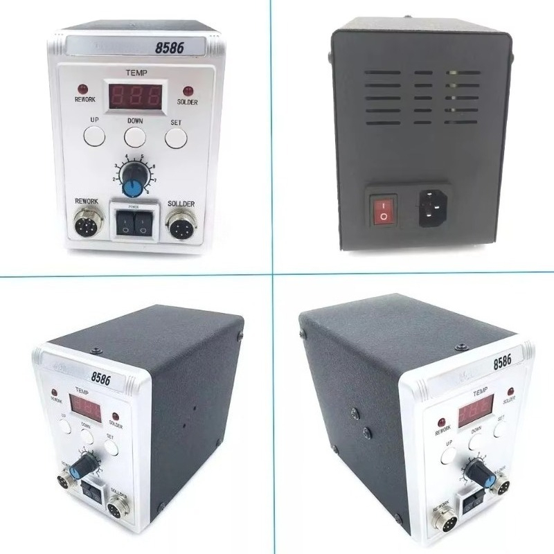 محطة لحام بالهواء الساخن 2 في  - مراجعة Smd Rework Station Hot Air Soldering 2 In 1 وسعره