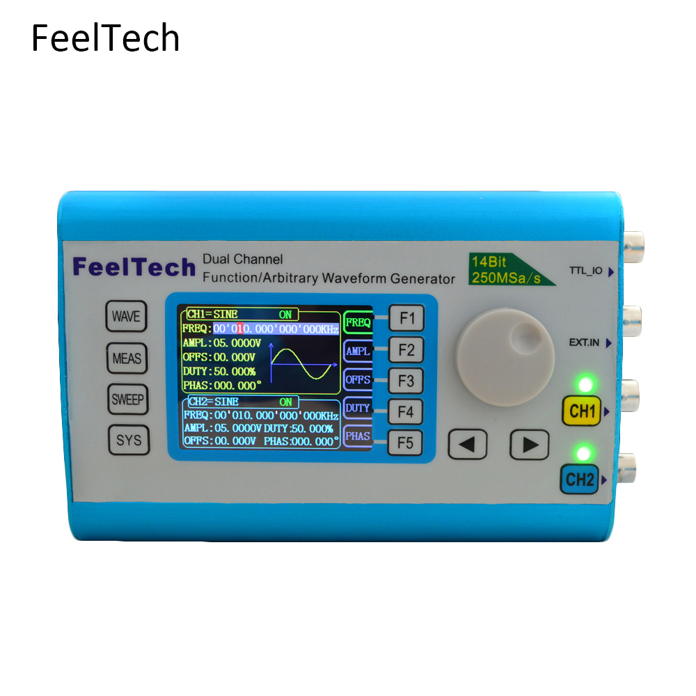 FY6300 وظيفة مولد إشارة الموجي - مراجعة Dual Channel Arbitrary Waveform Function Generator 60Mhz وسعره