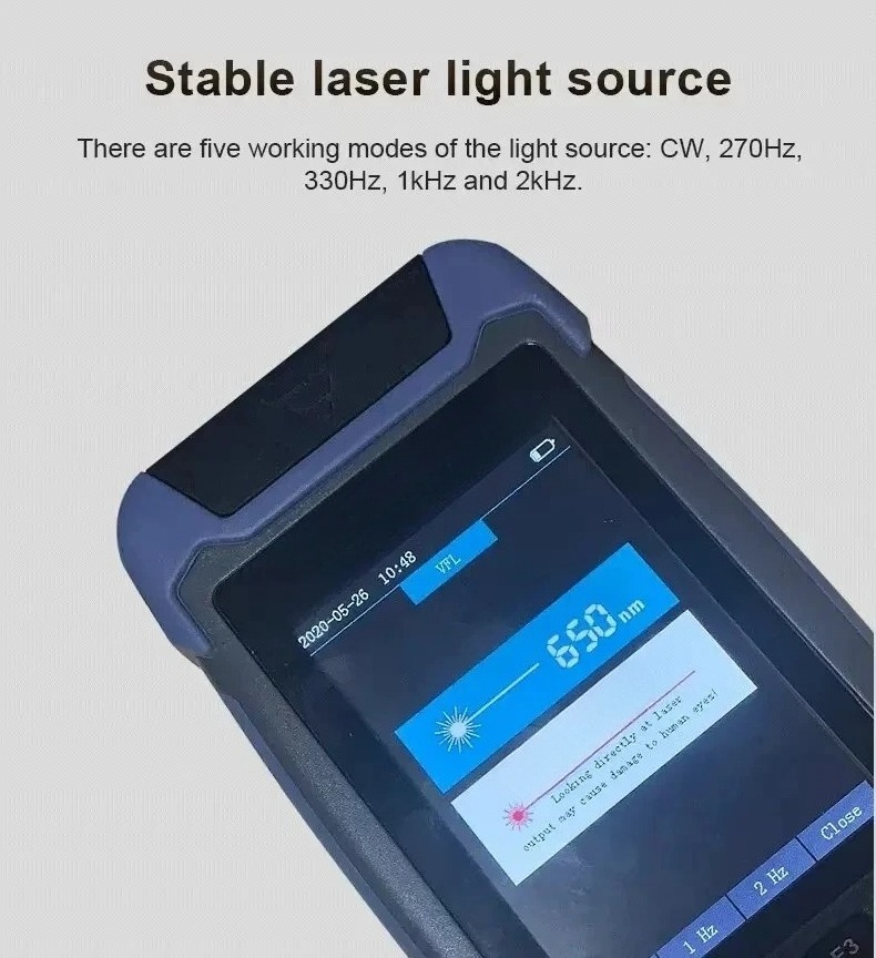 جهاز قياس انعكاس النطاق الزمني - مراجعة Optical Time Domain Reflectometer Otdr 1310 1550Nm وسعره